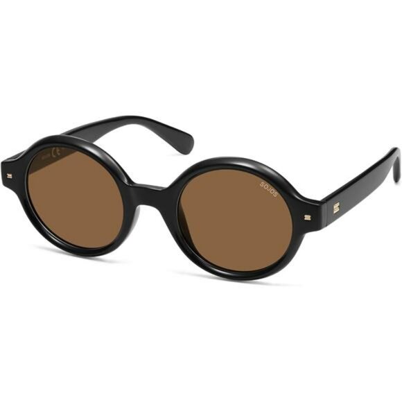 Retro round polarized sunglasses small 90s 80s vintage UV400 unisex shades - Picture 4 of 7